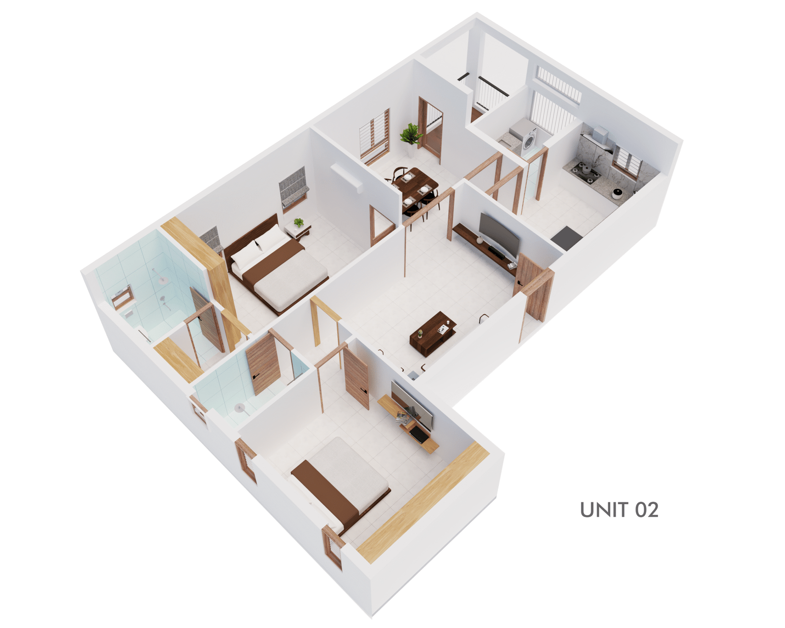 07 unit 02 3d plan